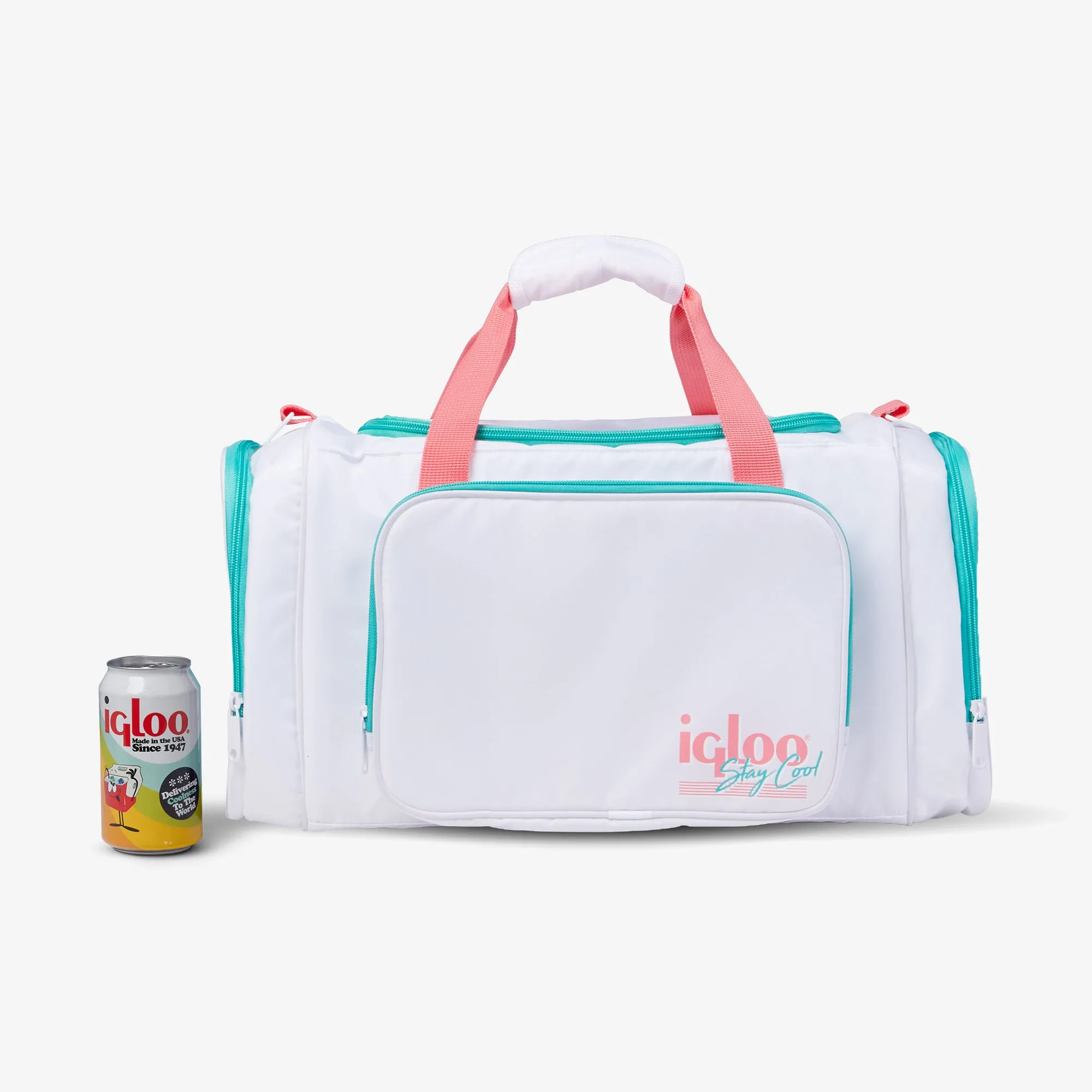 Retro Duffel Bag Cooler