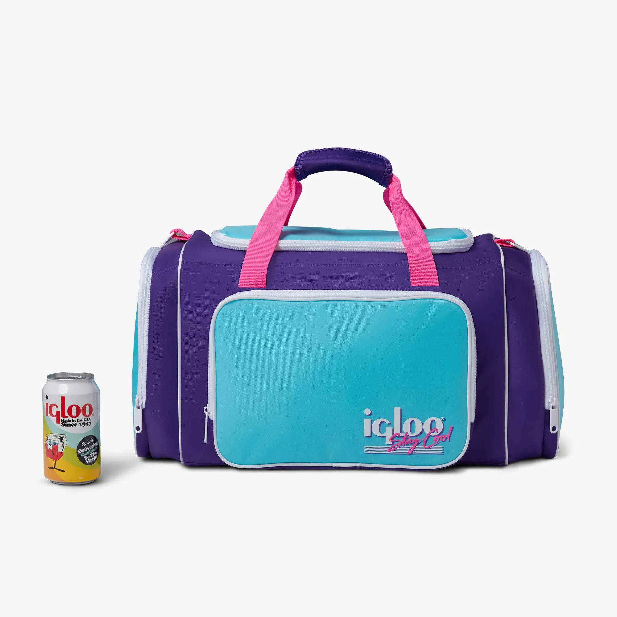 Retro Duffel Bag Cooler