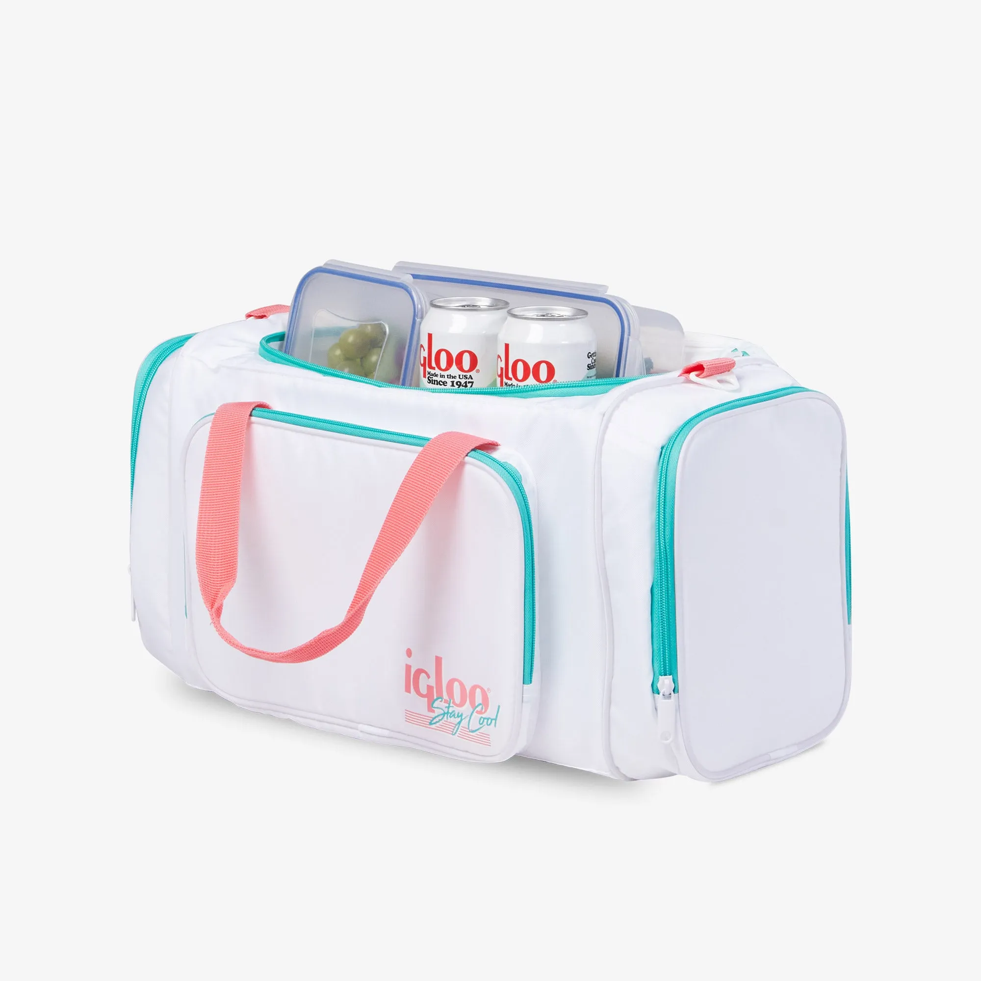 Retro Duffel Bag Cooler