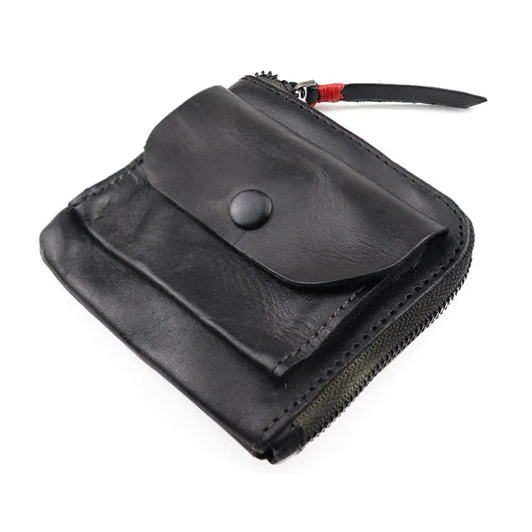 Retro Zipper Small Coin Bags Wallets