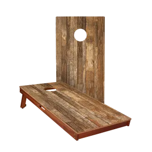 Rustic Wood Sig Pro Cornhole Boards