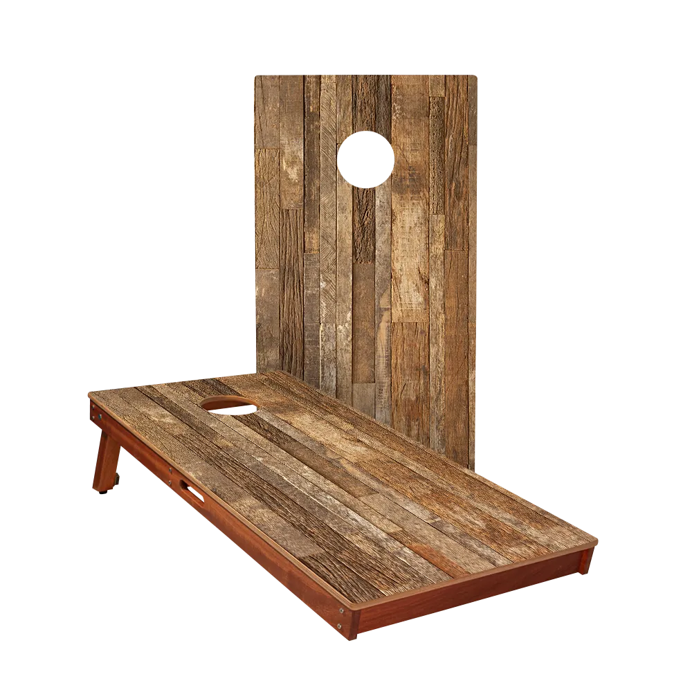 Rustic Wood Sig Pro Cornhole Boards