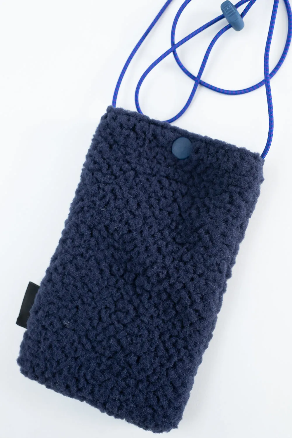 Shaggy Bear Pouch - Navy