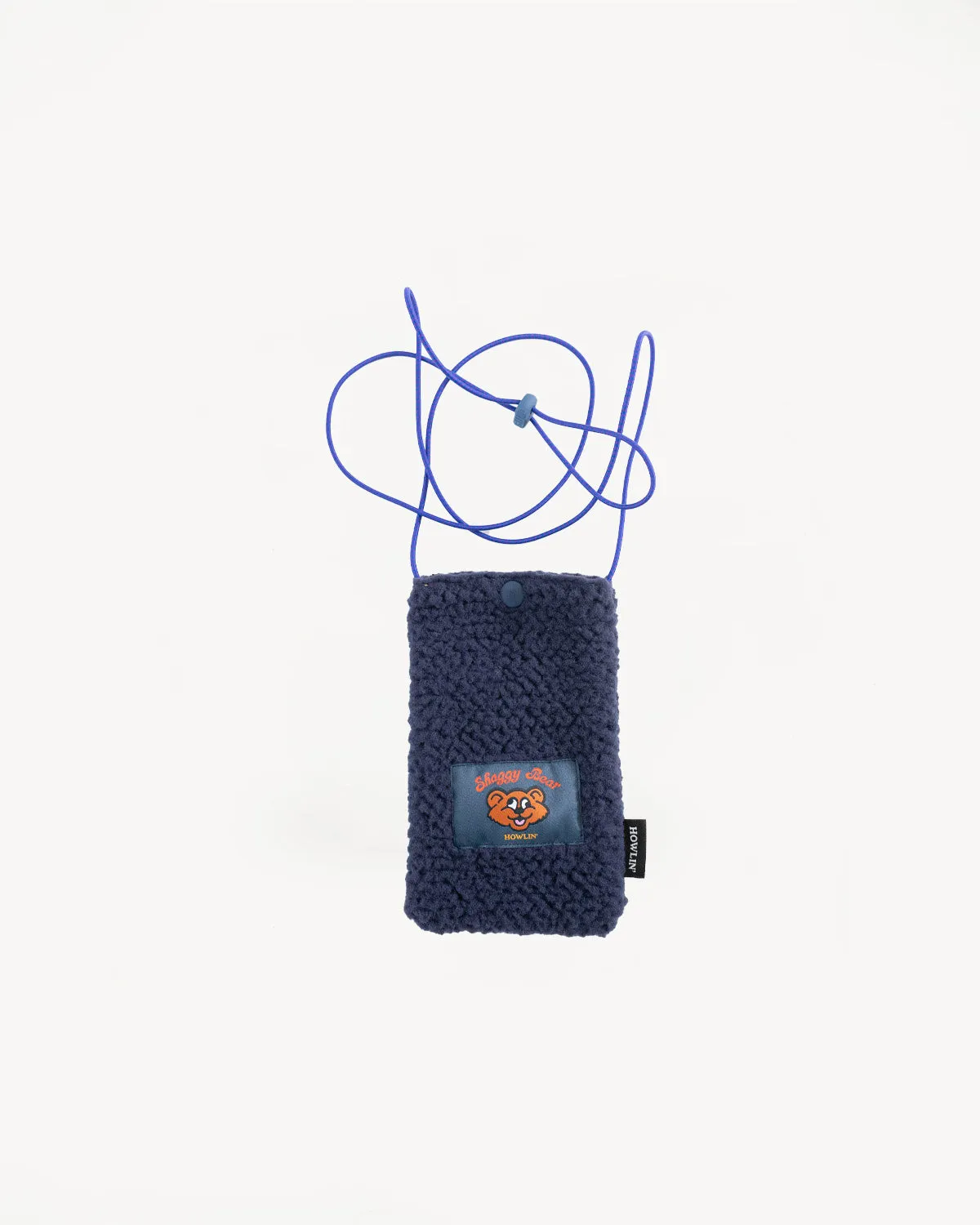 Shaggy Bear Pouch - Navy