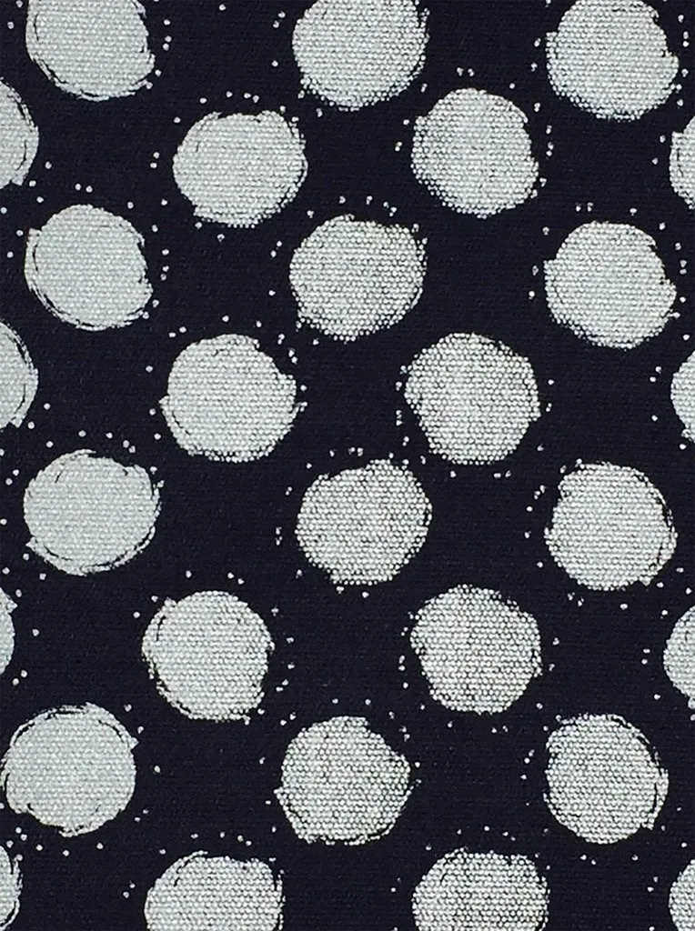 Silver Polka Dot/Black