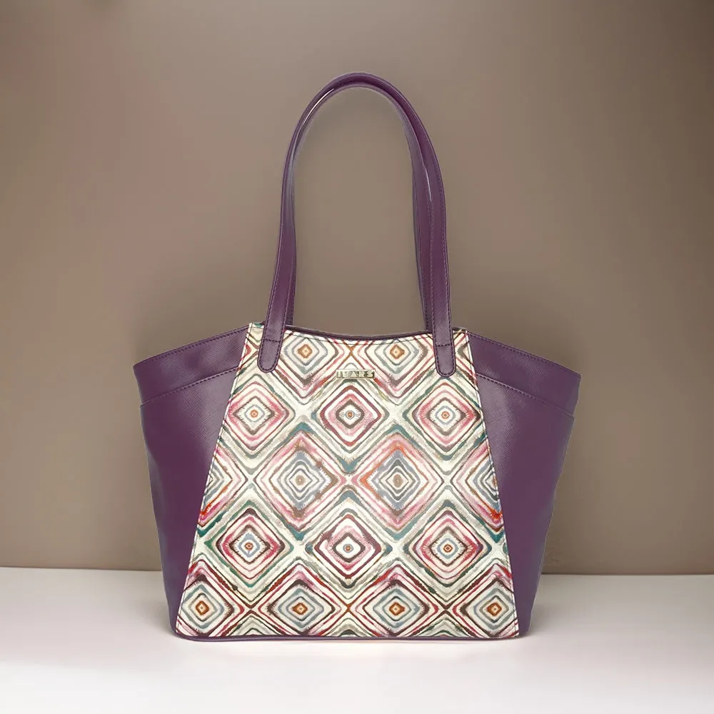 Sophisticated Violet Tote Bag Perfect For Women & Girls