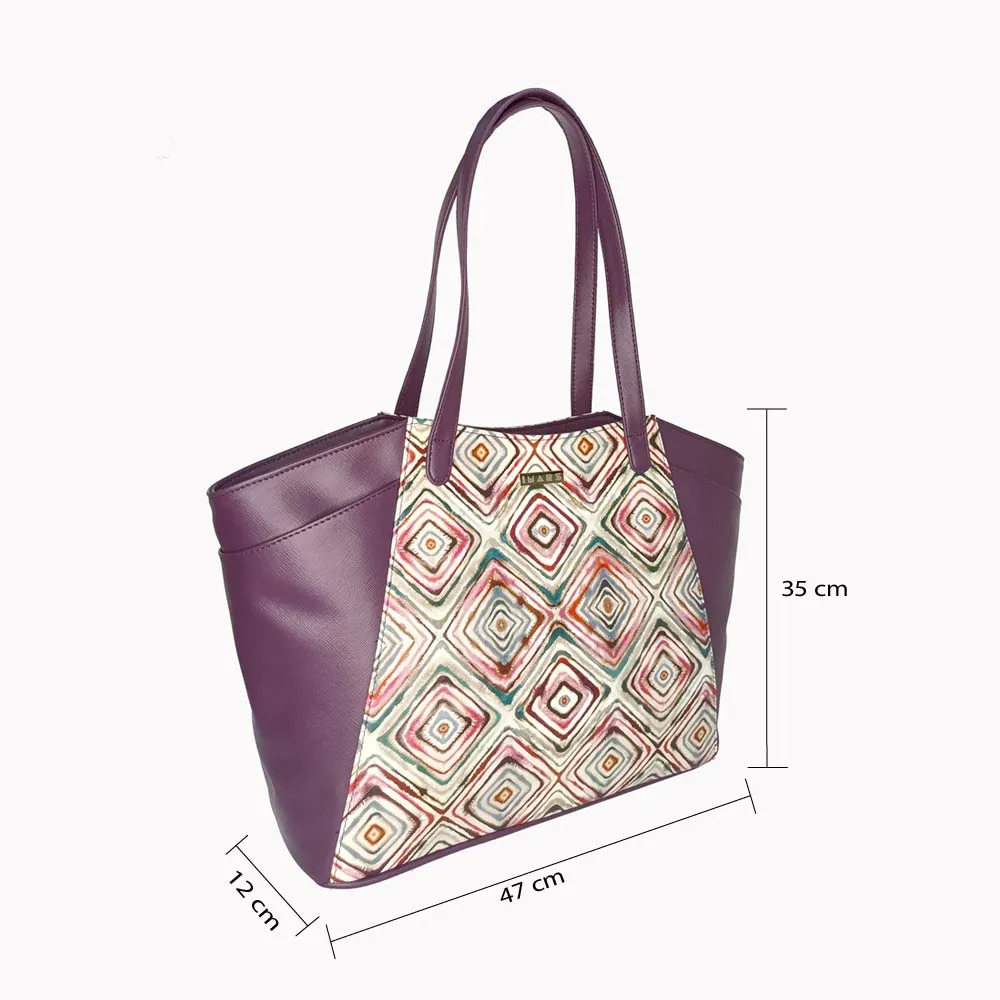 Sophisticated Violet Tote Bag Perfect For Women & Girls