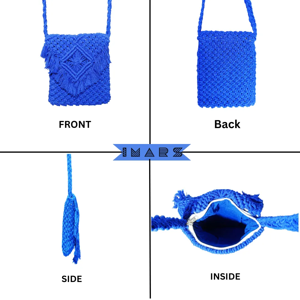 Stylish Blue Beach Bag Perfect For Women & Girls