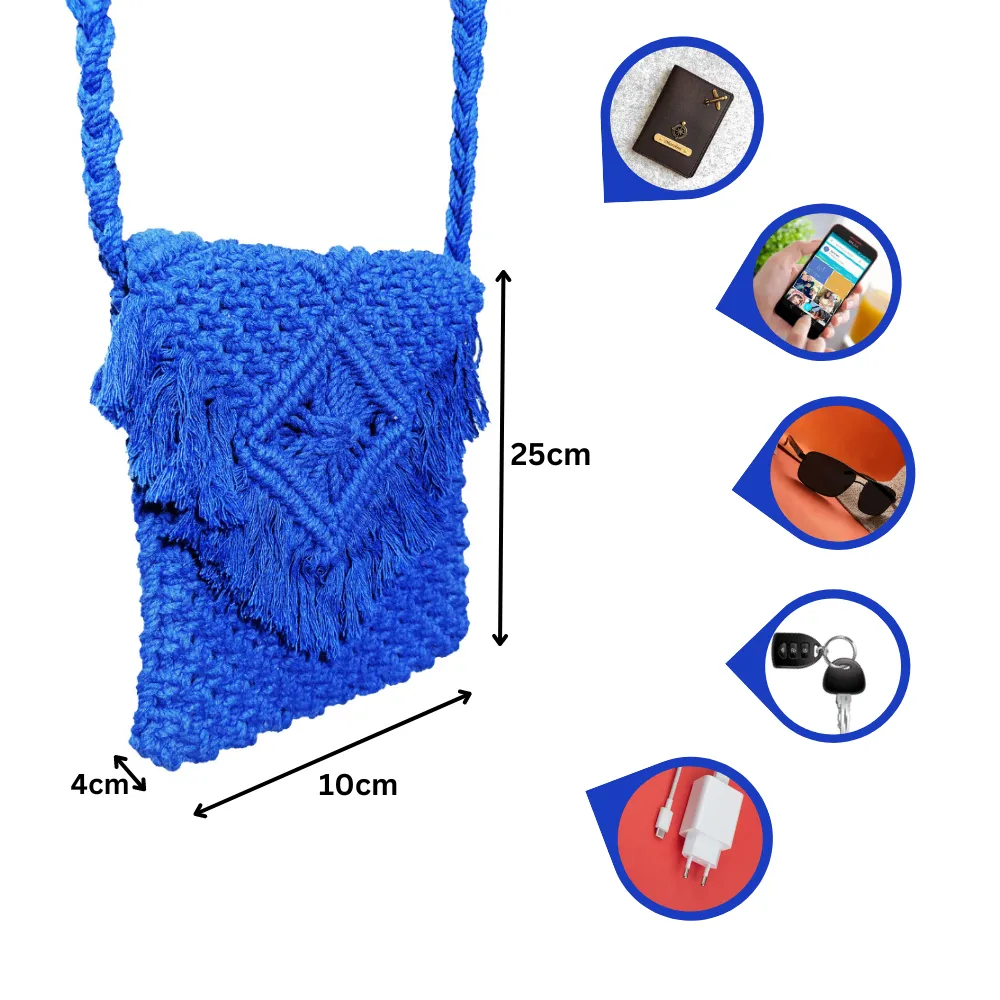 Stylish Blue Beach Bag Perfect For Women & Girls