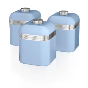 Swan Retro Set of 3 Canisters