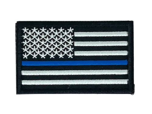 Tactical USA Flag Patch with Detachable Backing