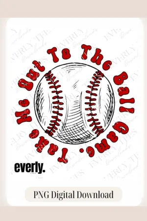 Take Me Out To The Ball Game Design PNG Download