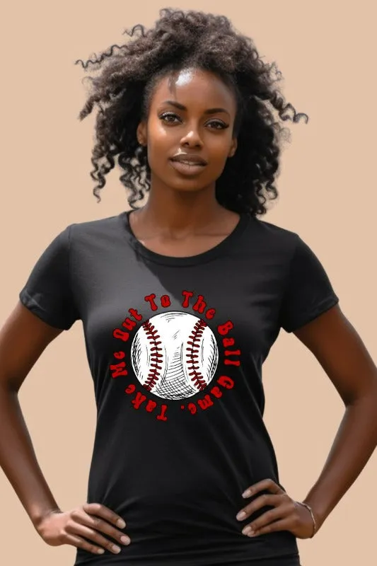 Take Me Out To The Ball Game Design PNG Download