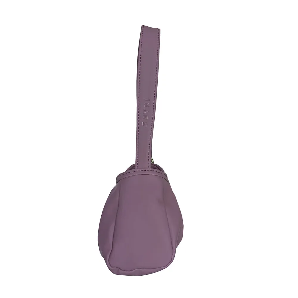 Trendy Mauve Baguette Bag Perfect For Women & Girls