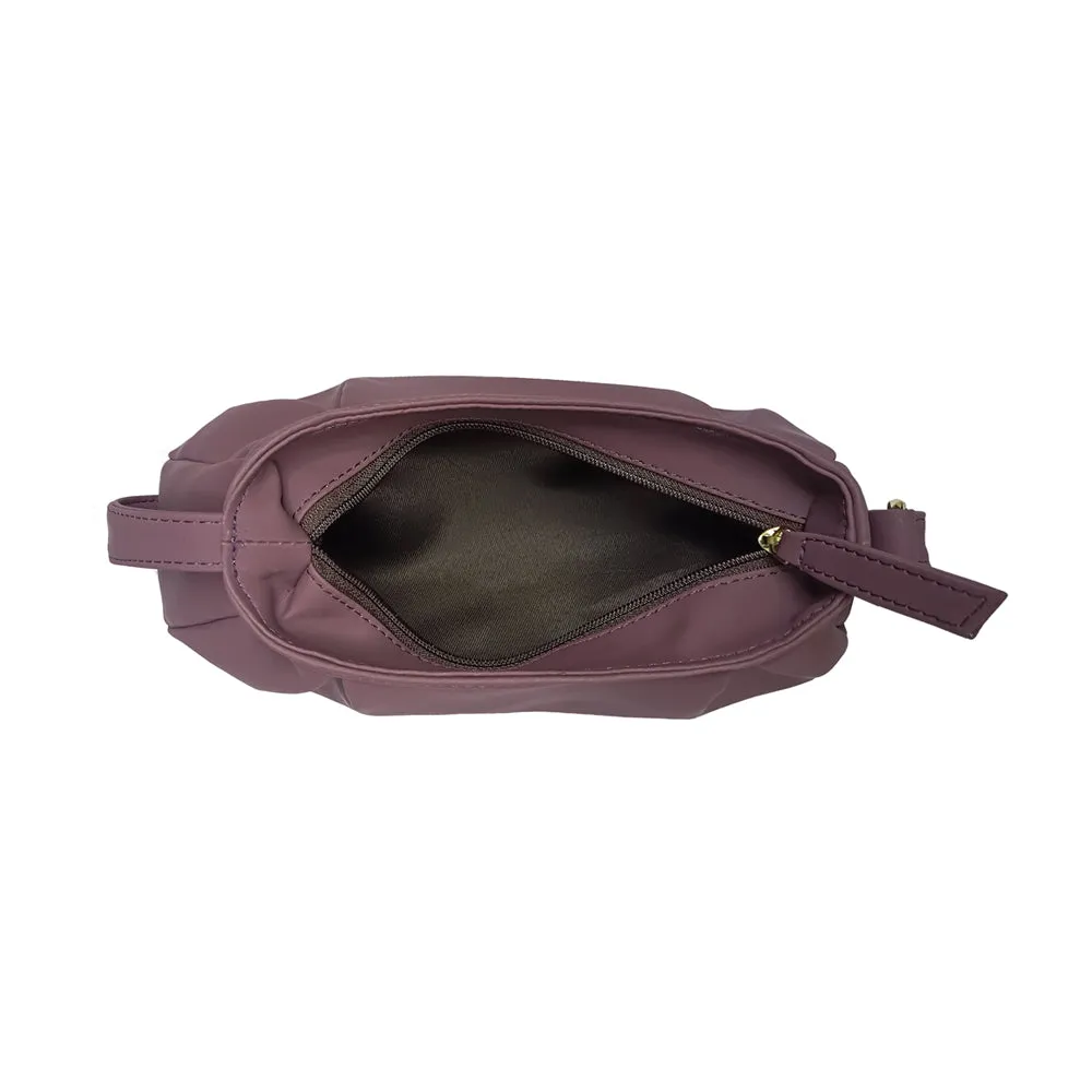 Trendy Mauve Baguette Bag Perfect For Women & Girls