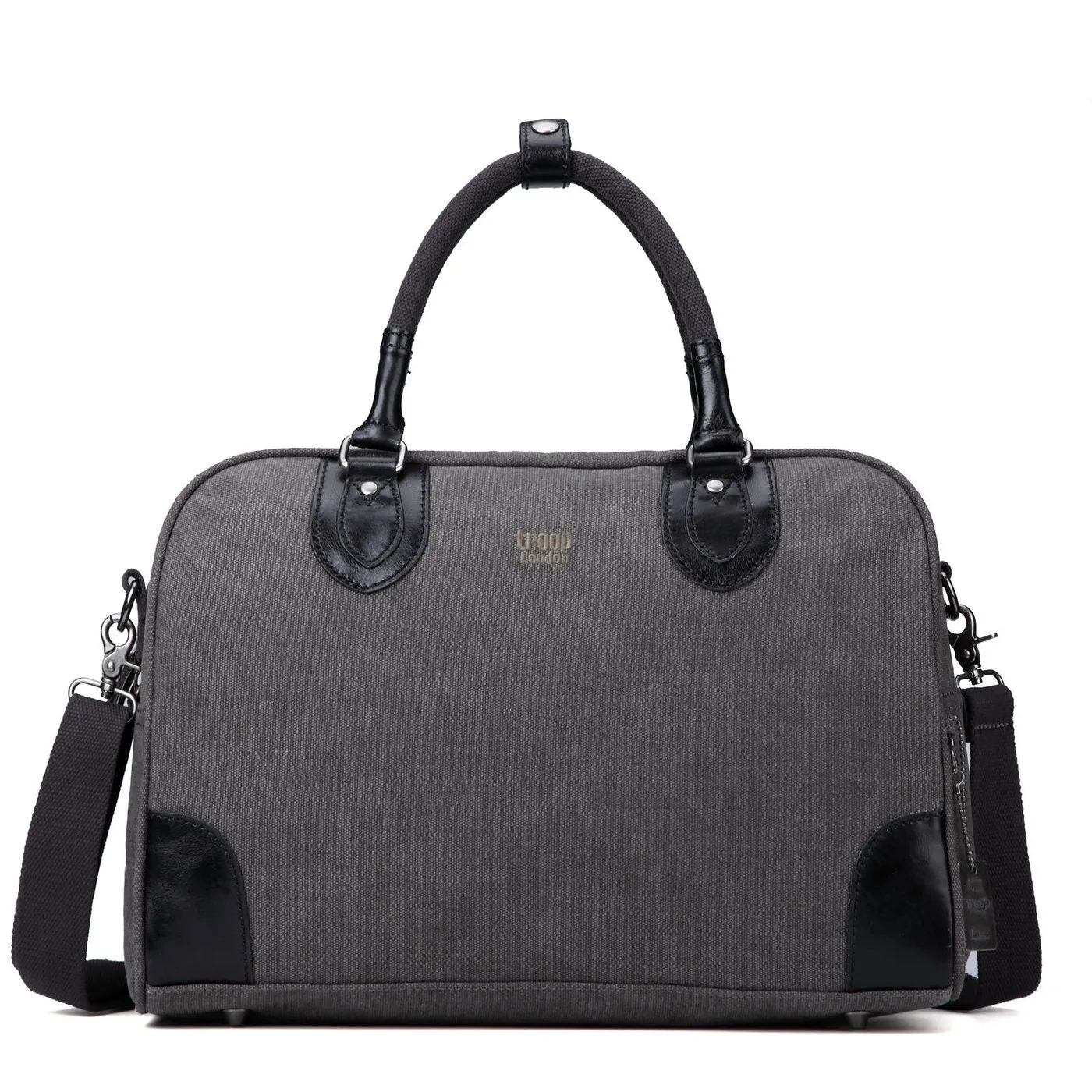 Troop London Small Black Classic Canvas Holdall