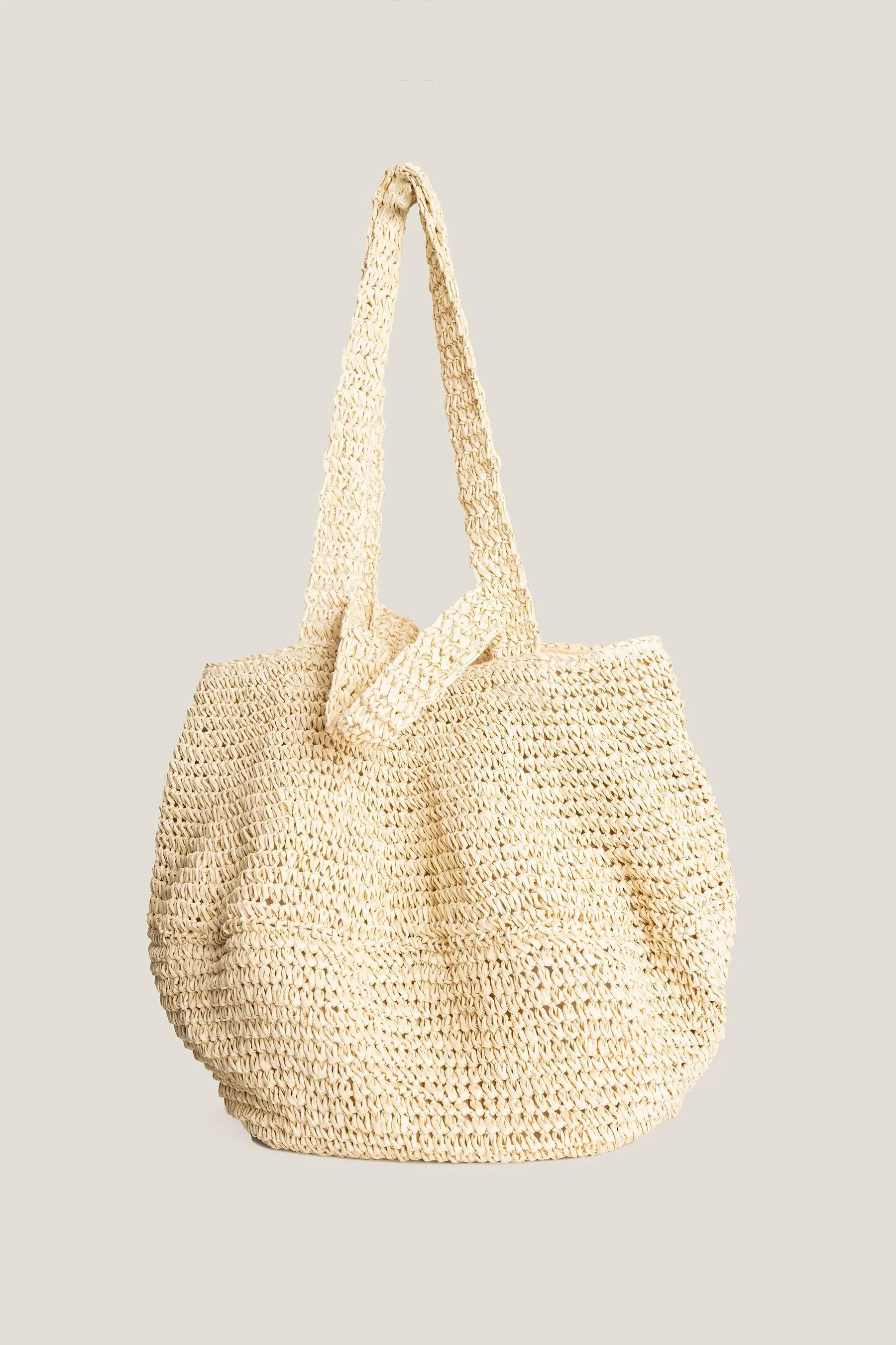 Tropical Straw Multifunctional Bag