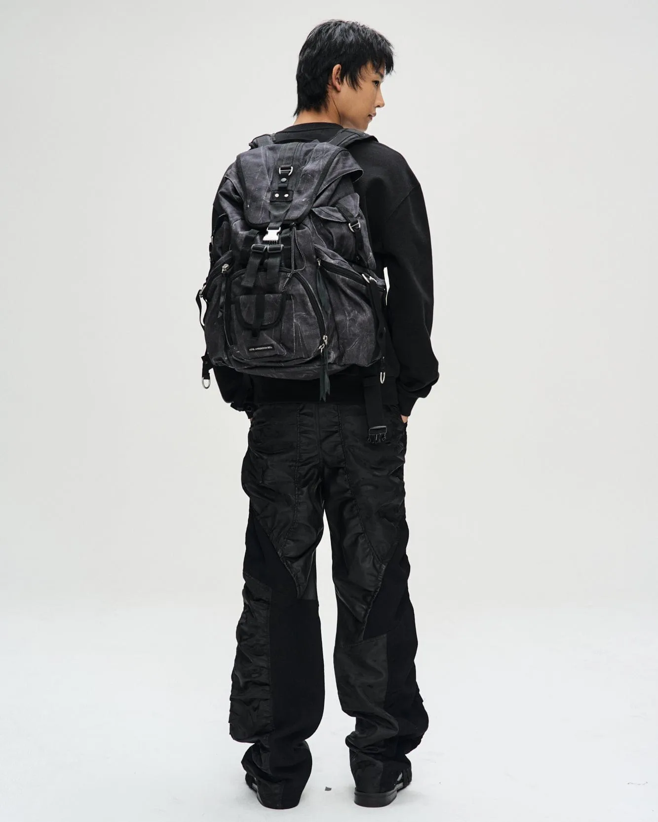 UNISEX DENIM BERLIN BACKPACK aaa442u(BLACK DENIM)