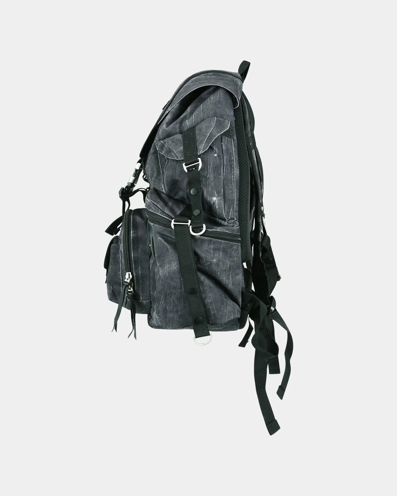 UNISEX DENIM BERLIN BACKPACK aaa442u(BLACK DENIM)