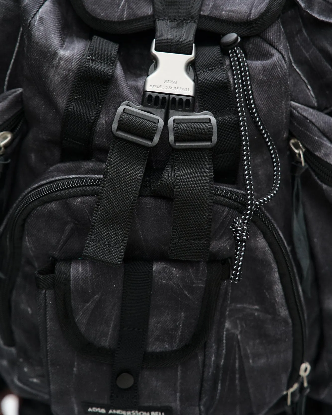 UNISEX DENIM BERLIN BACKPACK aaa442u(BLACK DENIM)