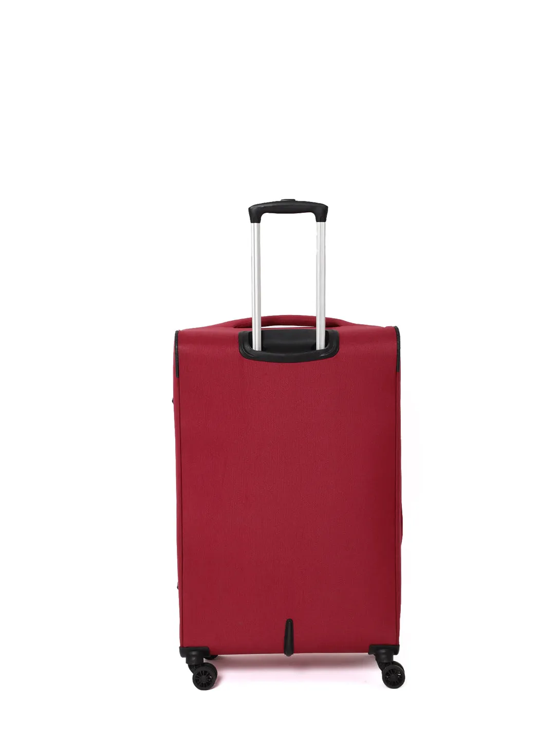 Unisex Red Fashion Soft Luggage Trolley Bag