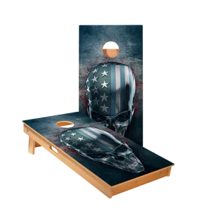 USA Skull Star Cornhole Boards