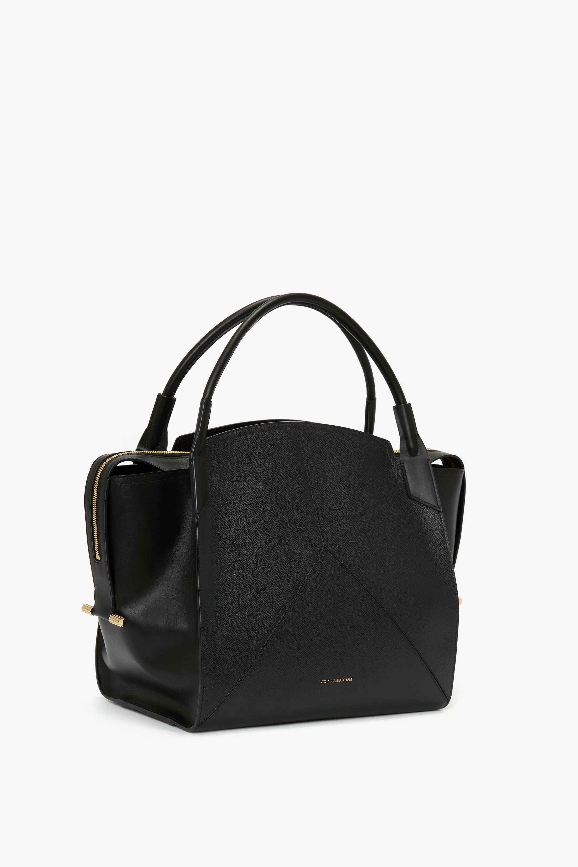 Victoria Bag In Black Grained Leather