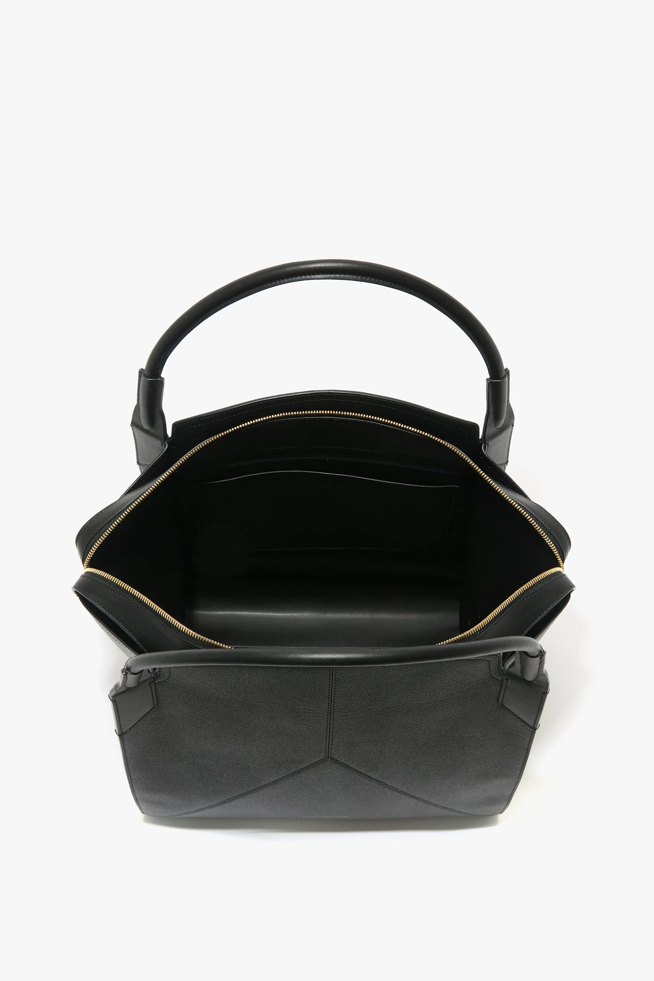 Victoria Bag In Black Grained Leather