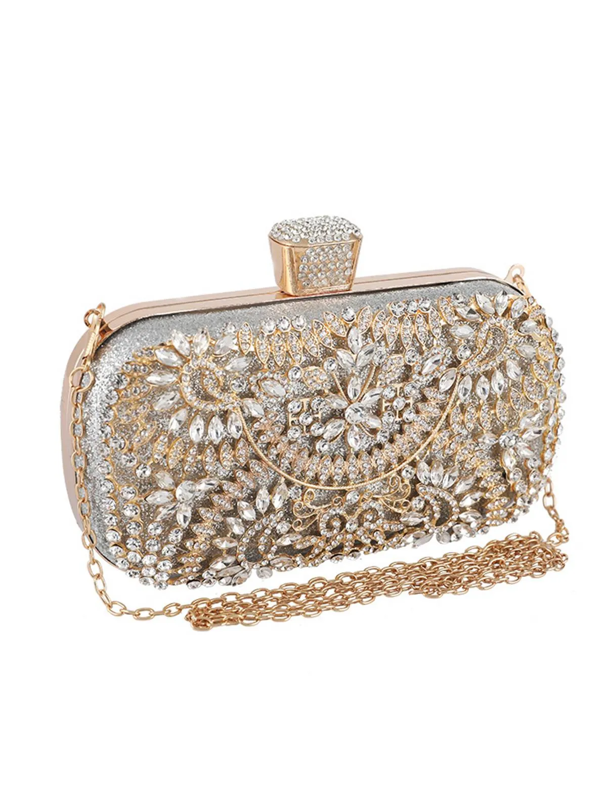 Vintage Rhinestone Evening Clutch Bag