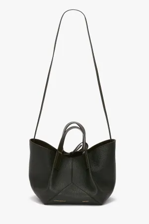 W11 Mini Tote Bag In Loden Leather