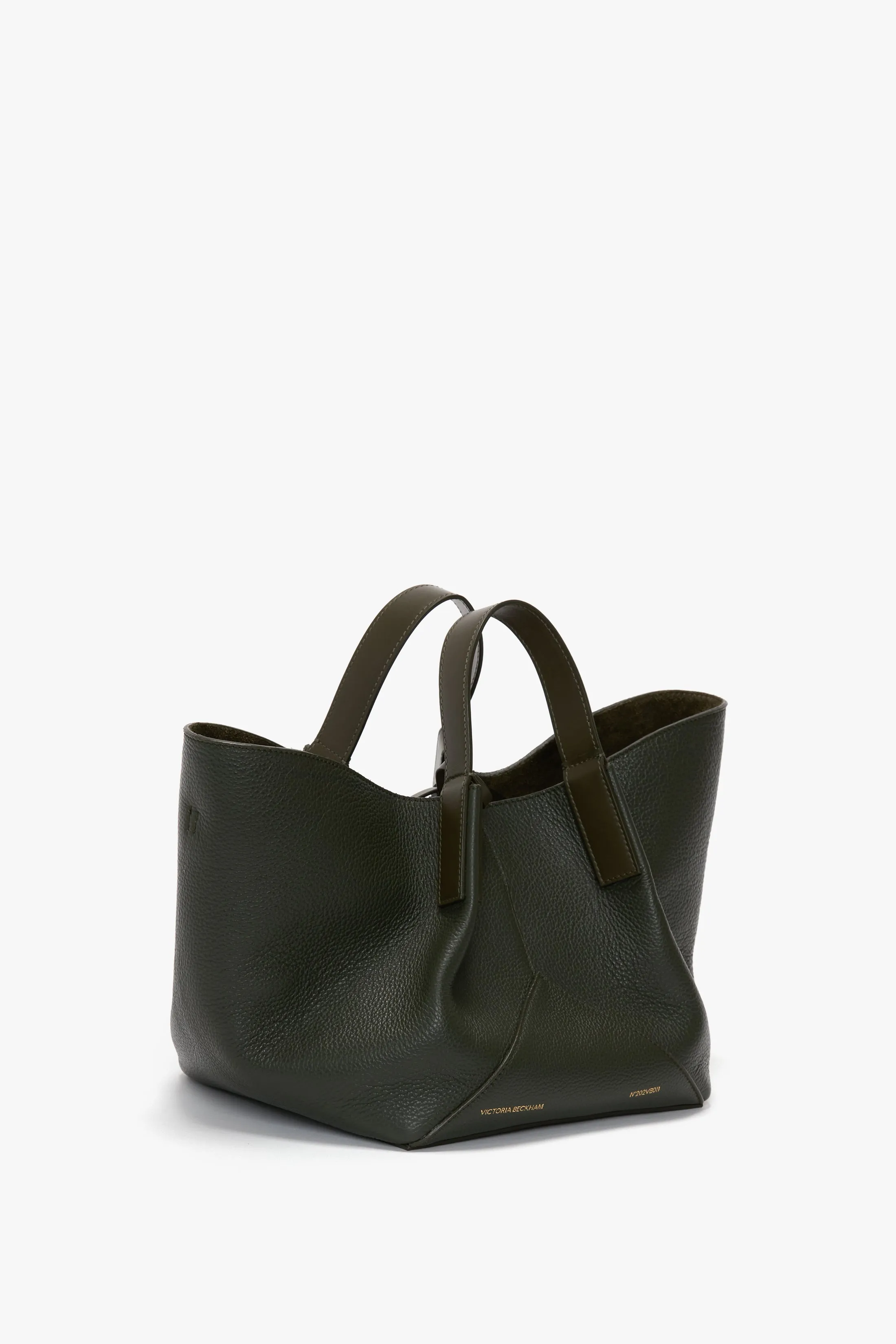 W11 Mini Tote Bag In Loden Leather