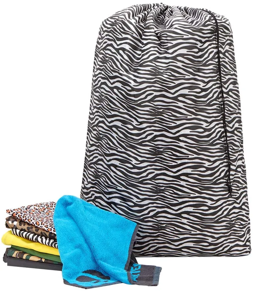 Zebra Laundry Bag